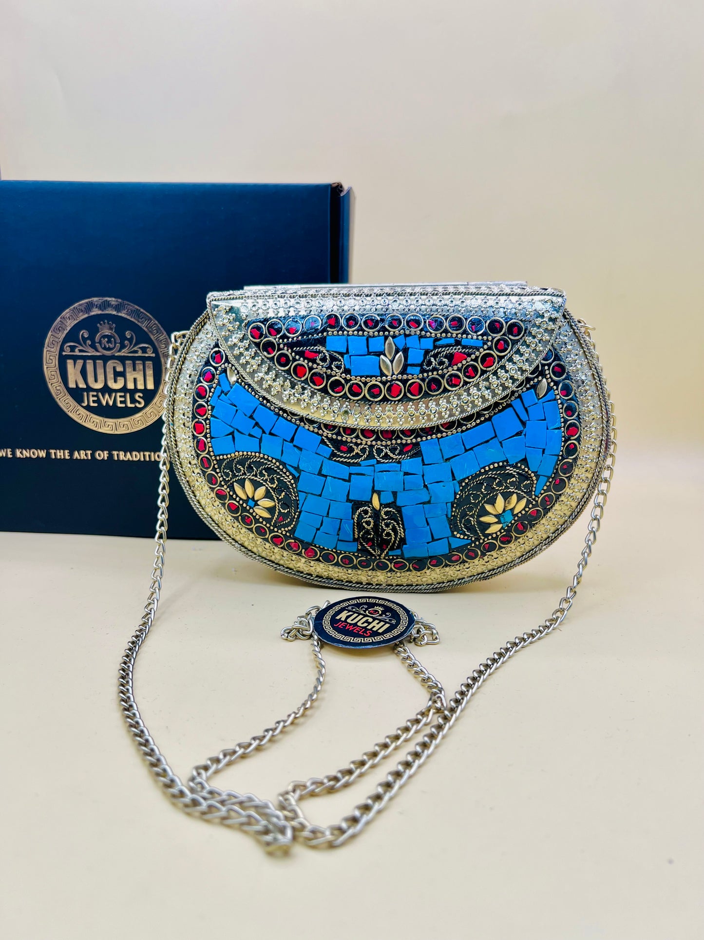 Metal Stone Bags For Girls