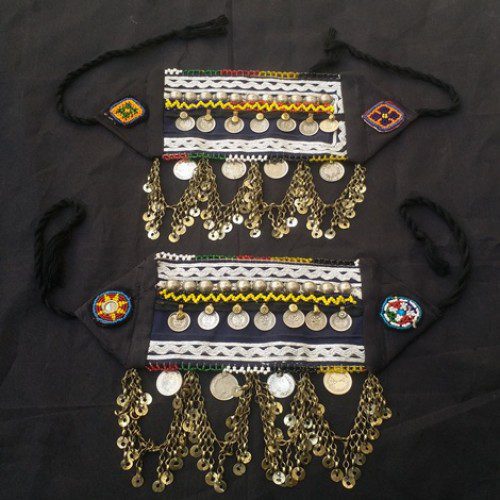 Hanging Chain & Coins Boot Cover