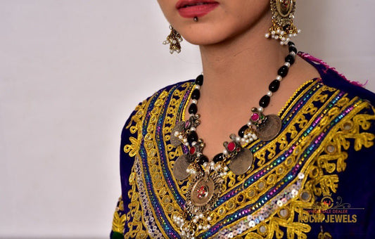 Boho Gypsy Coins Choker set