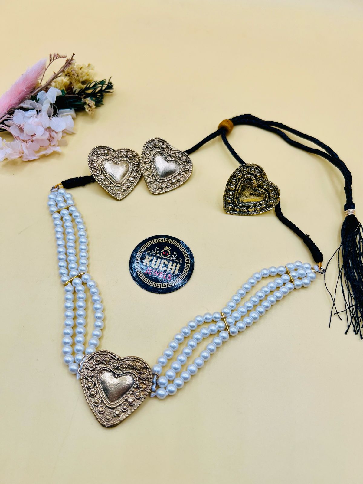 Charming Heart Style Chokar Set