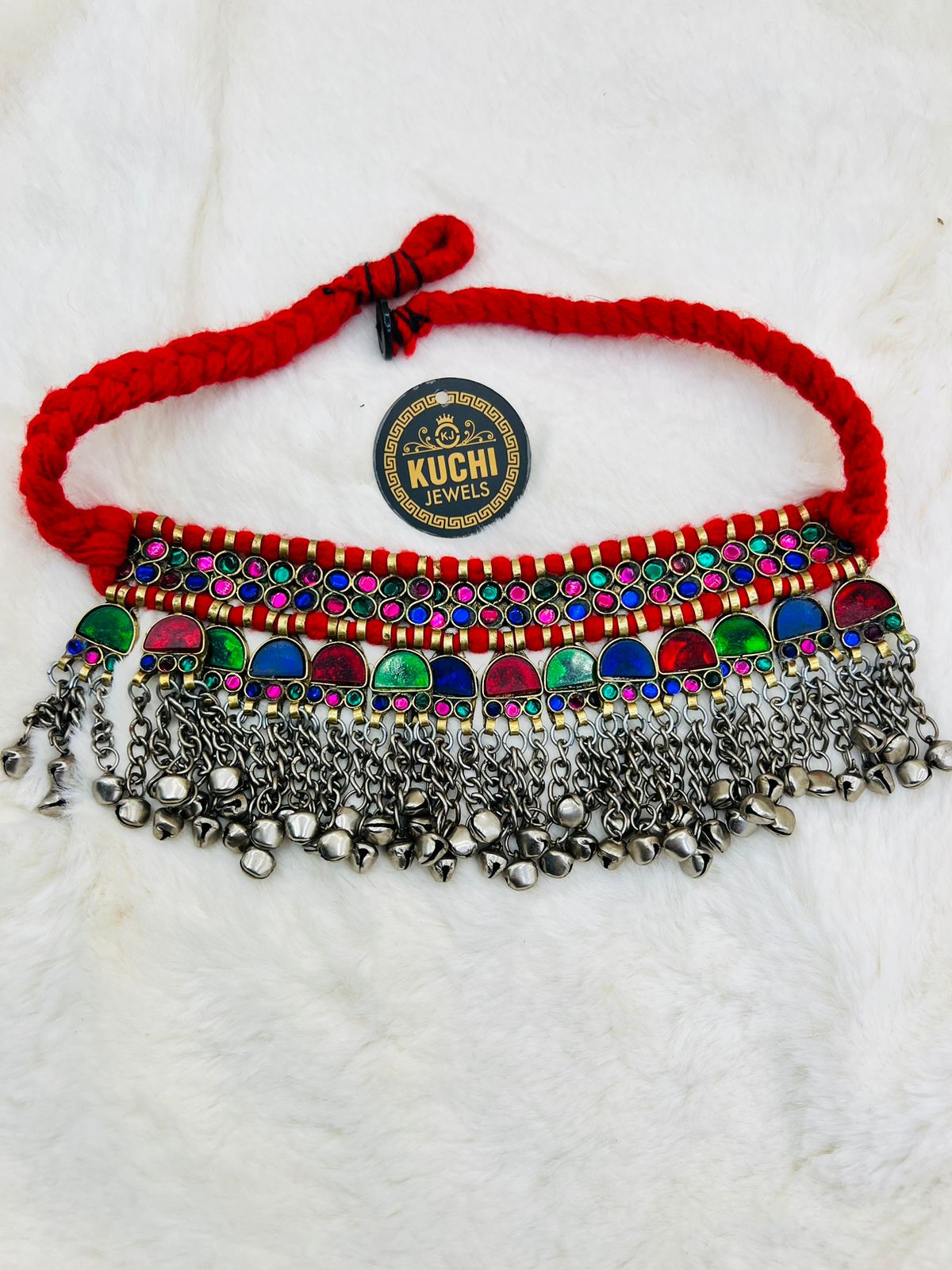 Colorful Afghani Gongro Choker