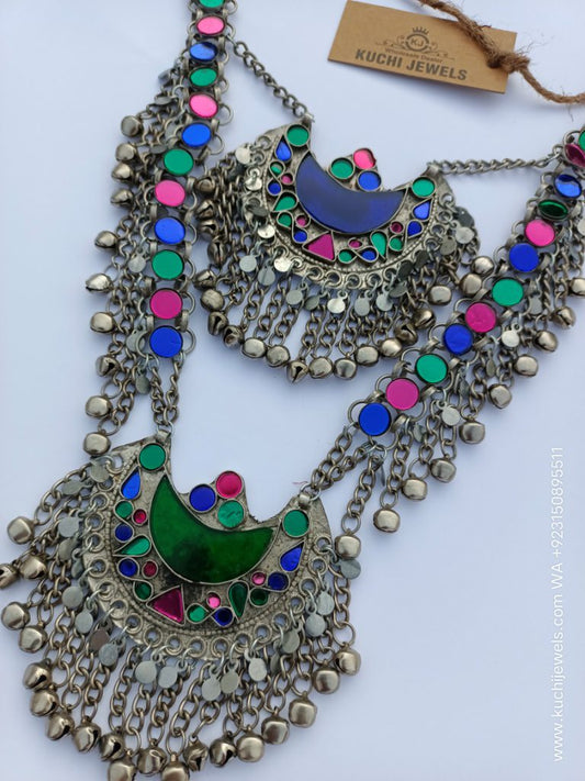 Double Afghani Pendant Necklace