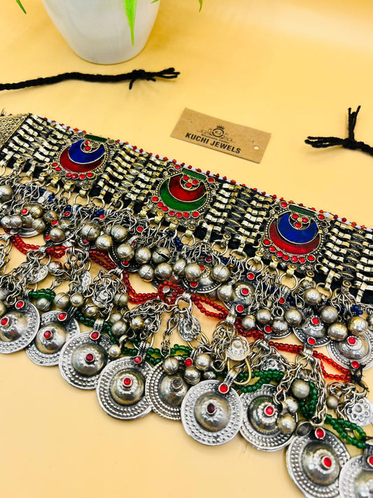 Ethnic Vintage Turkmen Accessories Choker