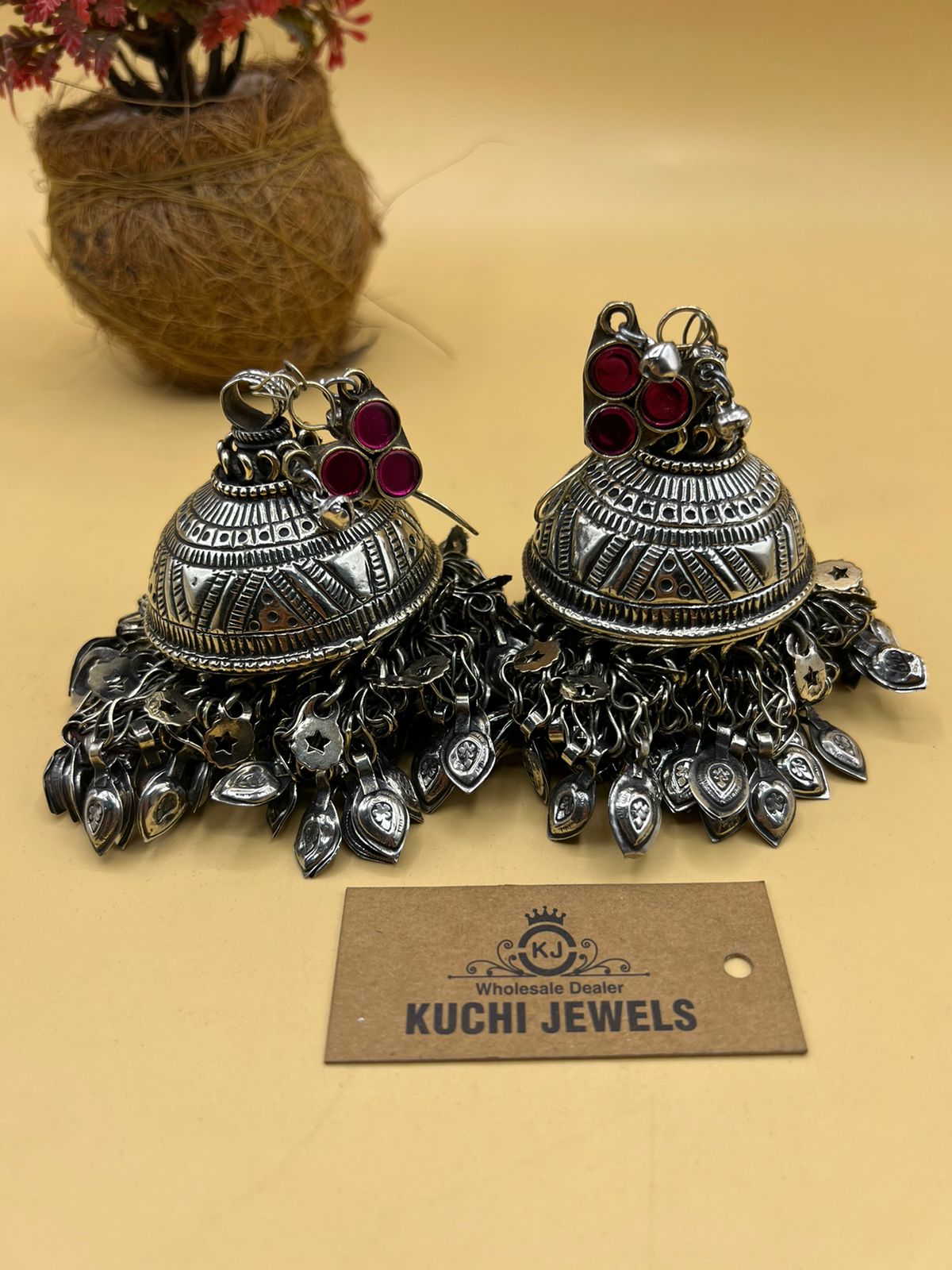 Heavy Vintage Big Jhumka Earrings