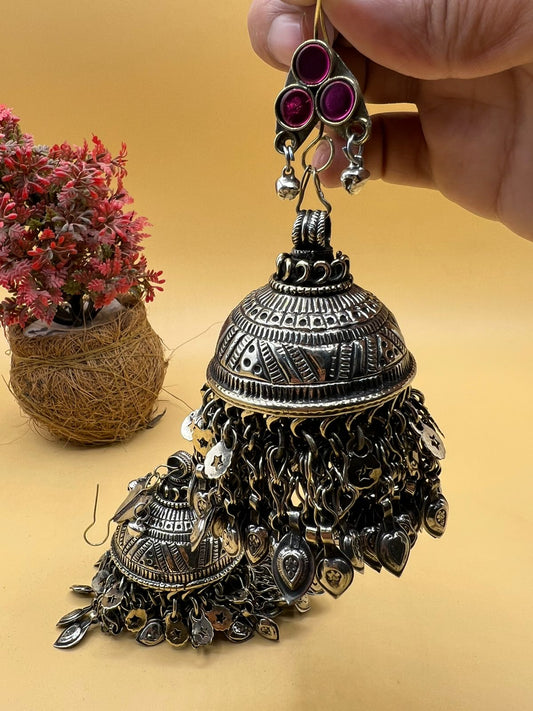 Heavy Vintage Big Jhumka Earrings