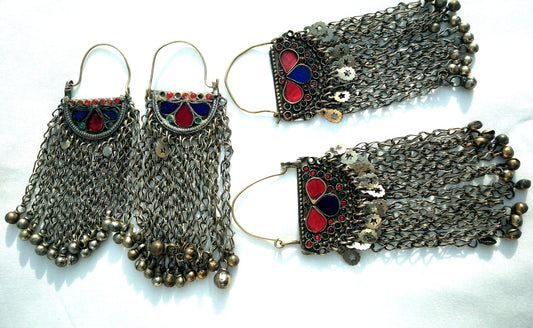 Long Bells Kuchi Ear Ring