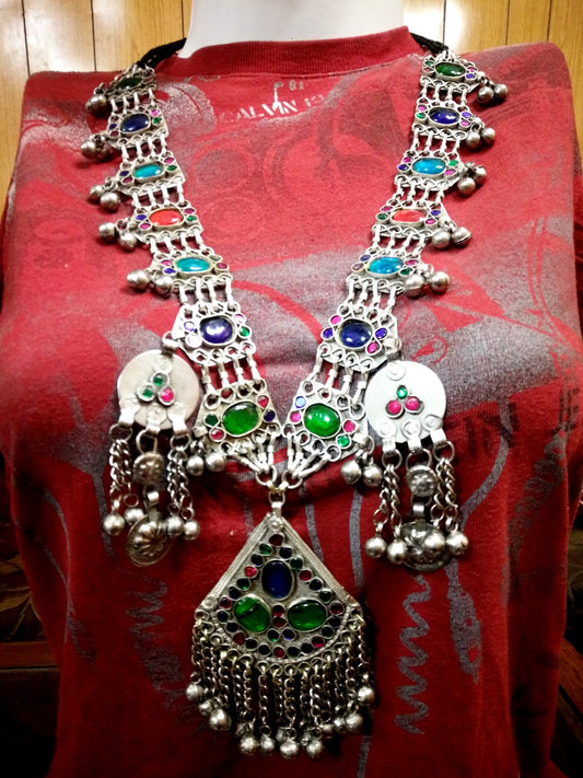 Hanging Pendant Beaded Necklace