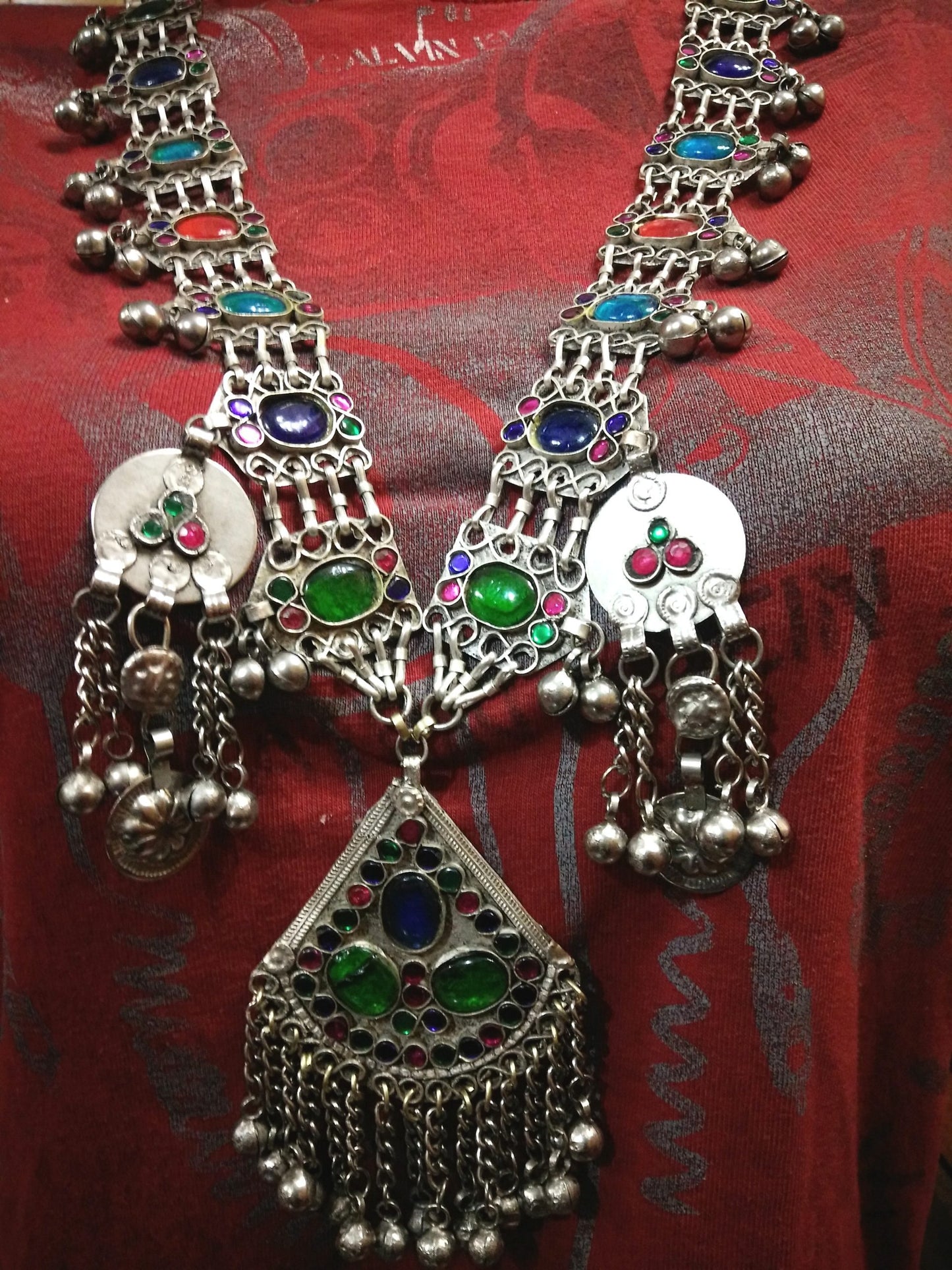 Hanging Pendant Beaded Necklace