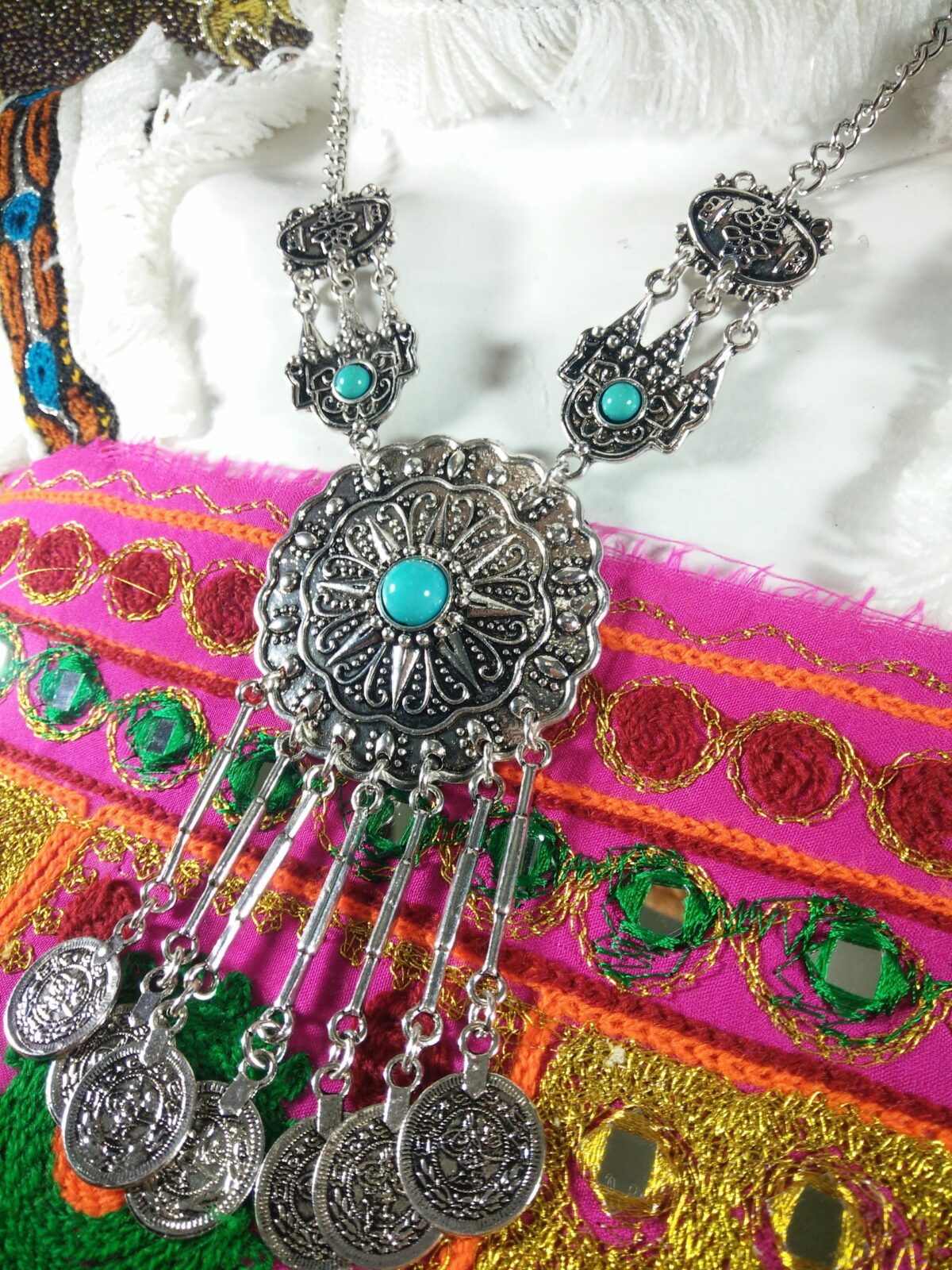 Turkish Chokar with Round Pendant