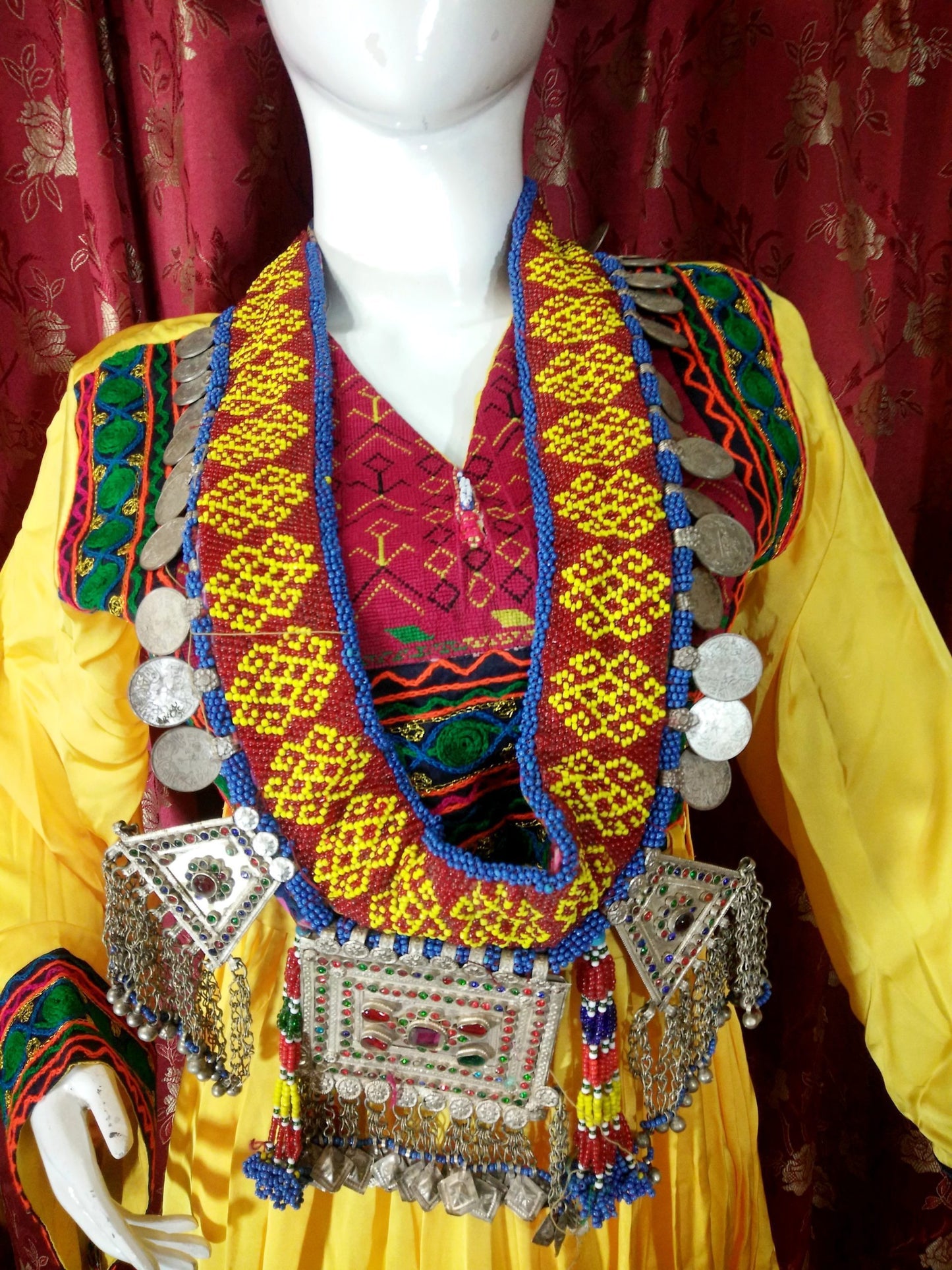 Big Necklace/Belt With Pendant & Coins