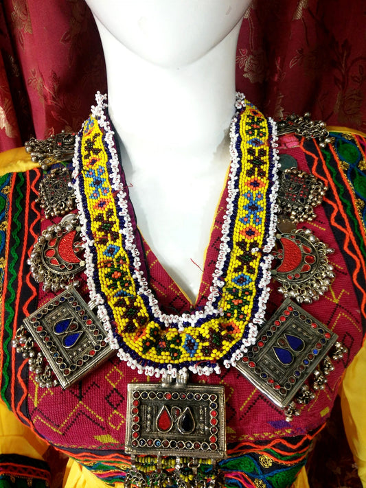 Multi Style Afghani Pendants Necklace