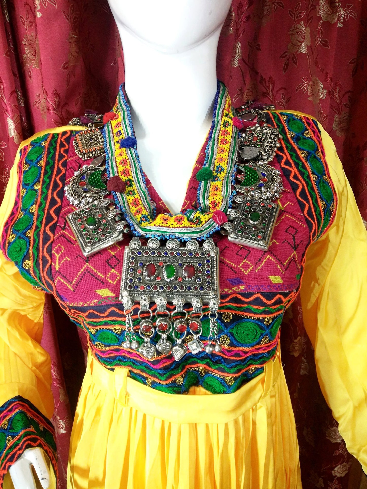 Multi Style Afghani Pendants Necklace