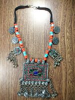 Taveez Pendant Multi Beads Necklace
