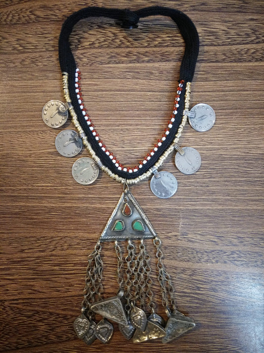 Long Pendant Afghani Kuchi Chokar