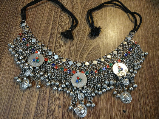 Afghani Multi Colors Bells Chokar