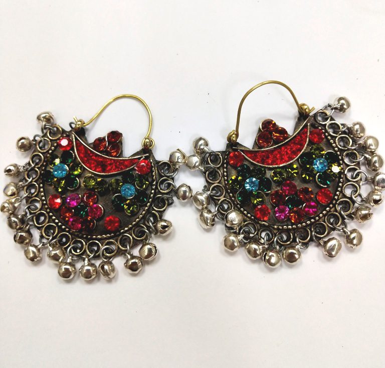 Antique Three Layer Necklace Set (Necklace, Head Piece, Ear Ring)