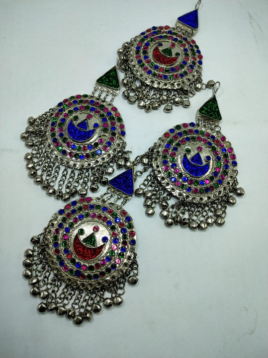 Big Round Small Beads Ear ring