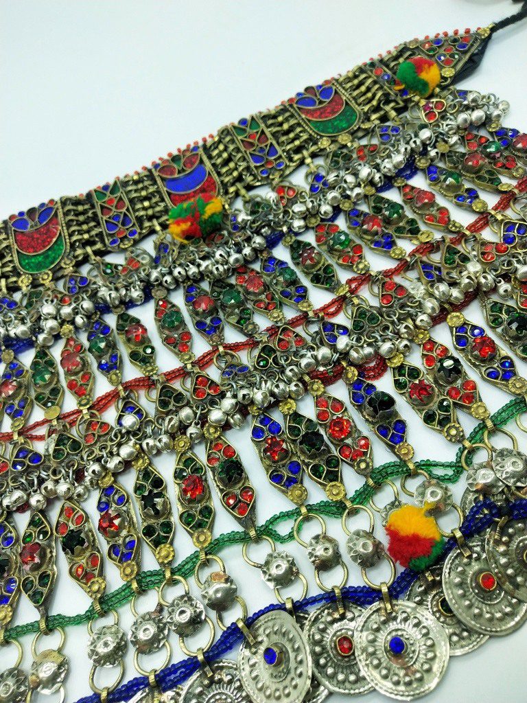 Heavy Multi Stone Beads Choker