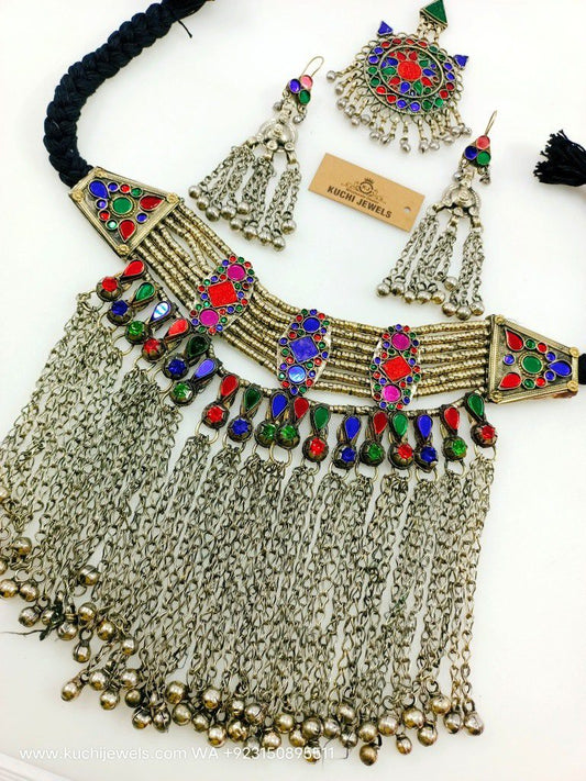 Long Bells Vintage Choker Boho Set