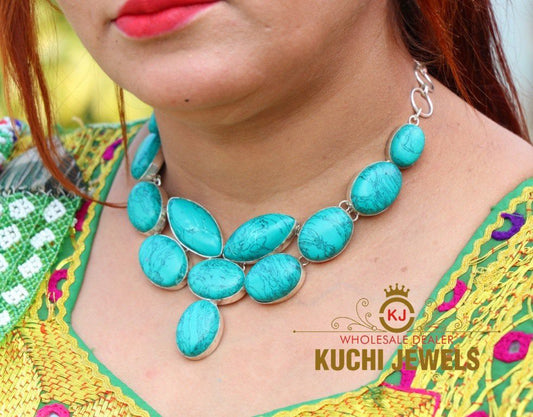 Old Era Fashion Stone Necklace