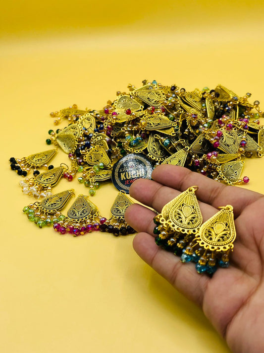 Stylish Multi Color Metal Button For Dress Accessories 6 Pcs