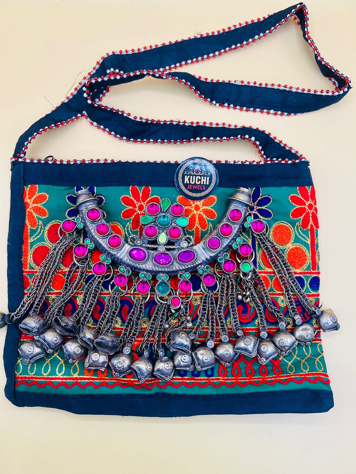 Turkman Handmade Bag With Metal Buttons