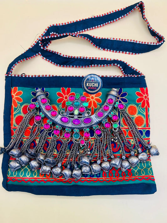 Turkman Handmade Bag With Metal Buttons