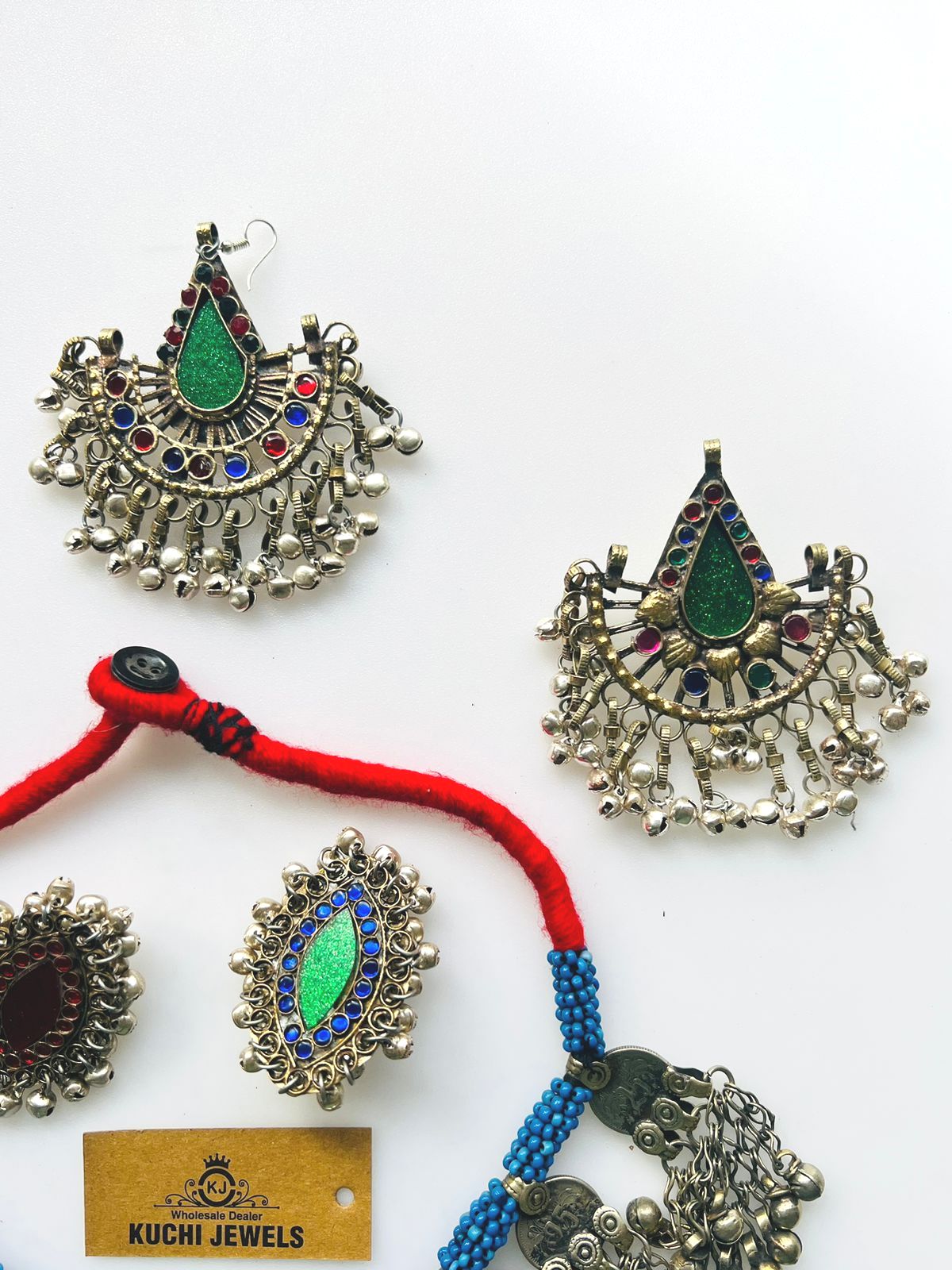 Vintage Bells And Antique Parts Choker Set