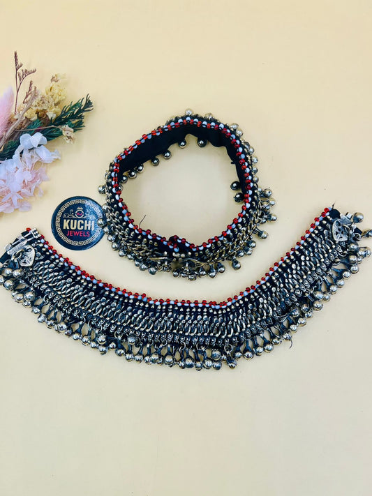 Vintage Antique Anklet Pair