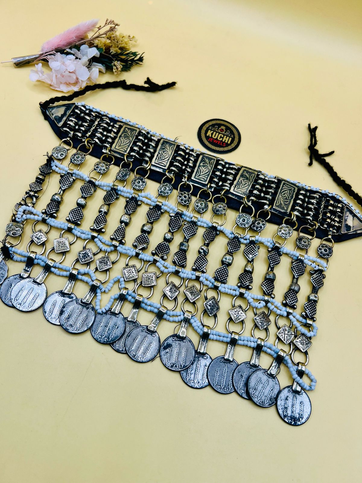 Vintage Coins Afghani Choker