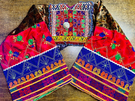 Afghan Vintage Handmade Neckline With Sleeves new