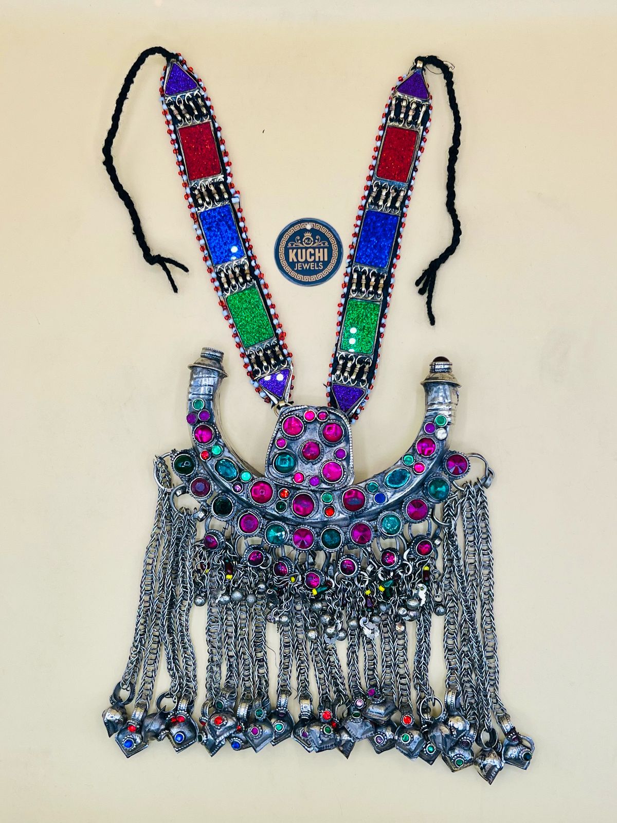 Heavy Vintage Pendant Kuchi Necklace