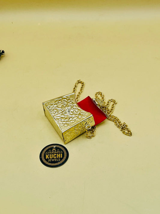 Mini Baby Golden Metal Bag