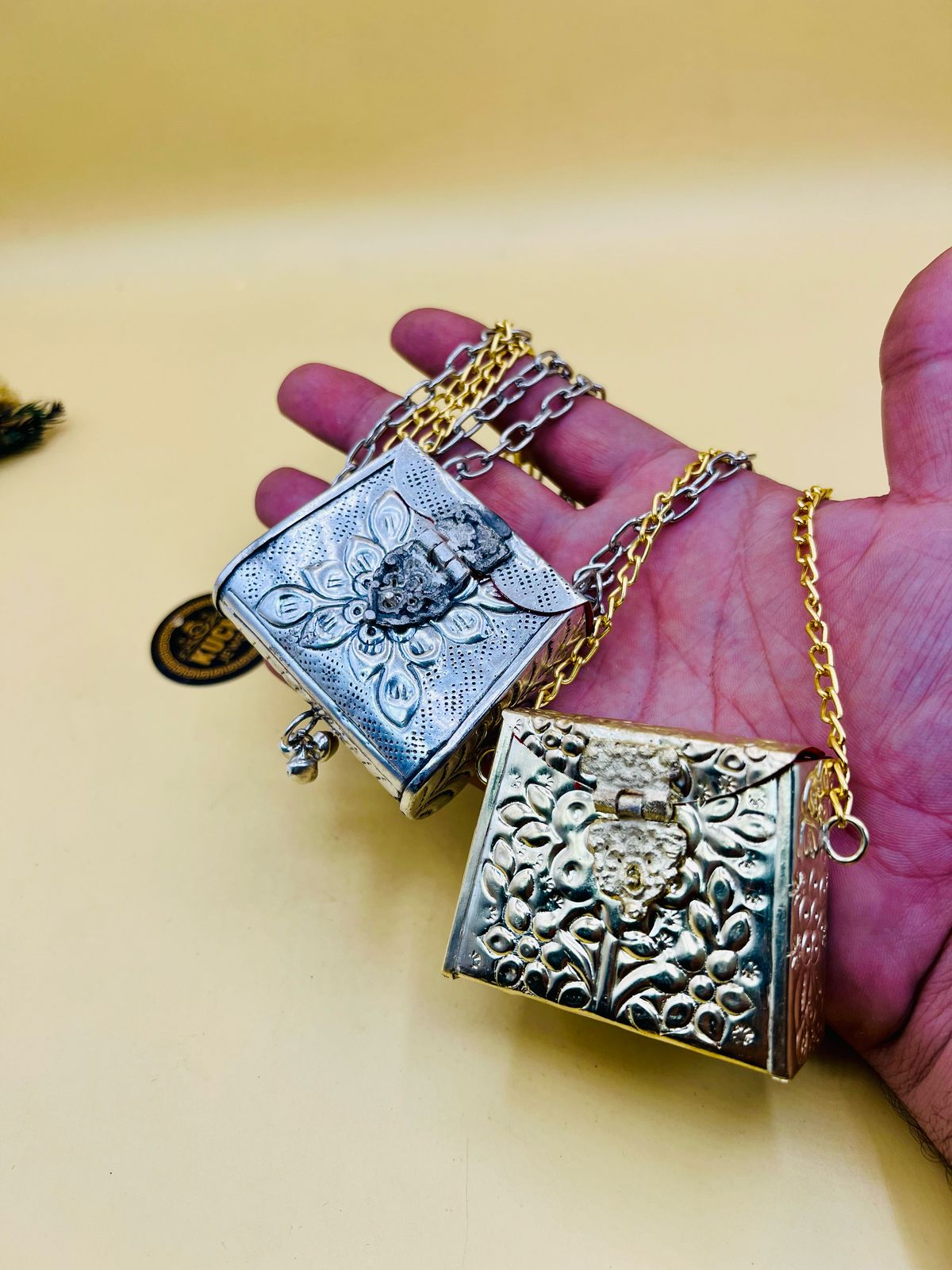 Mini Baby Silver Metal Bag