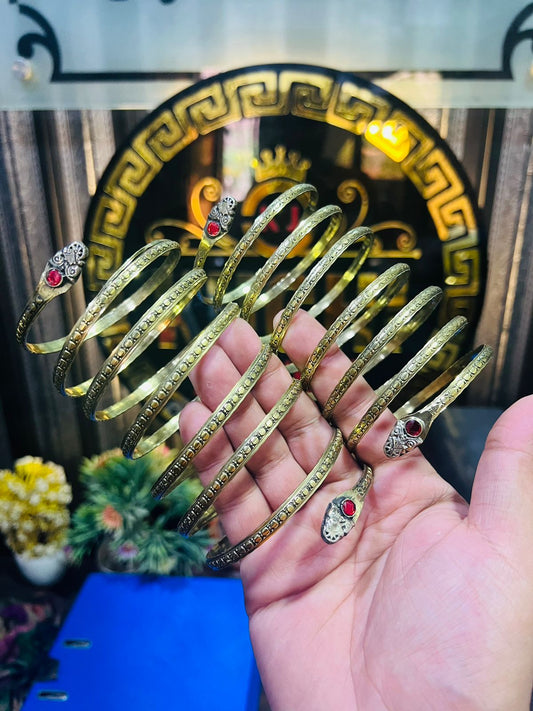 Handmade Round Circle Carving Bracelet