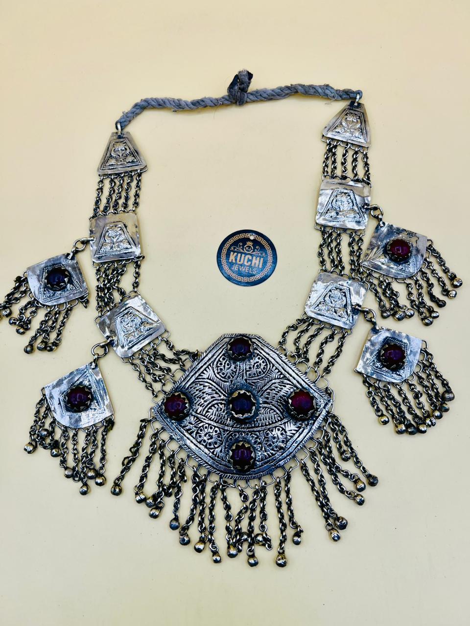 Antique Handmade Turkman Necklace
