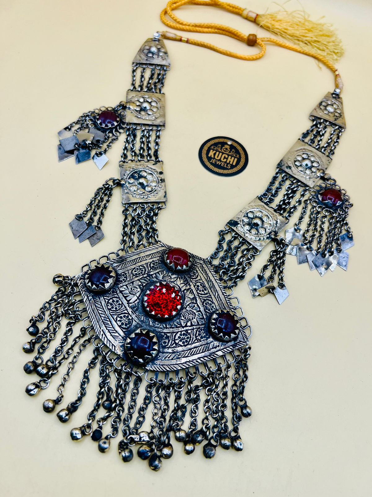 Antique Handmade Turkman Necklace
