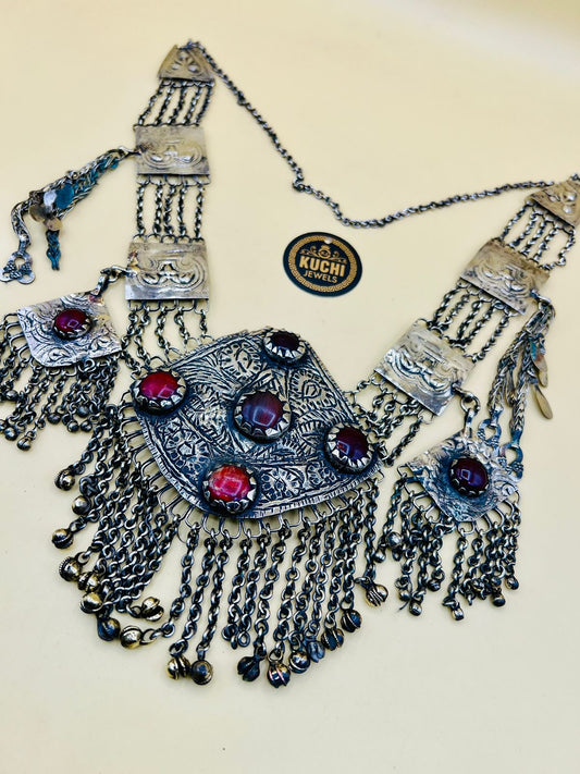 Antique Handmade Turkman Necklace