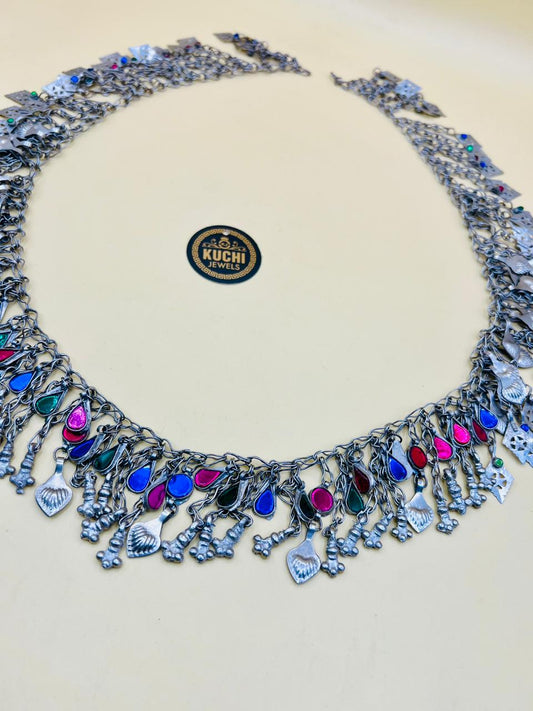 Long Chain Metal Belly Belt