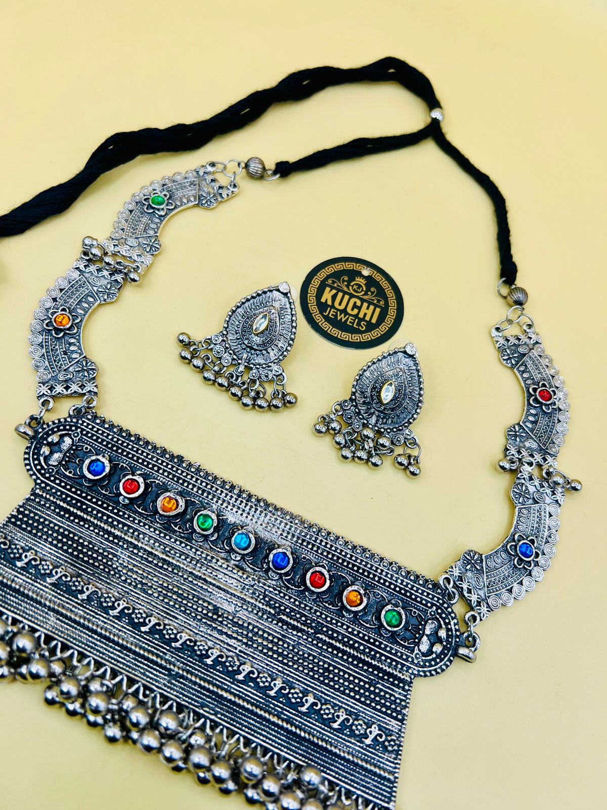 Indian Oxidized Metal Necklace