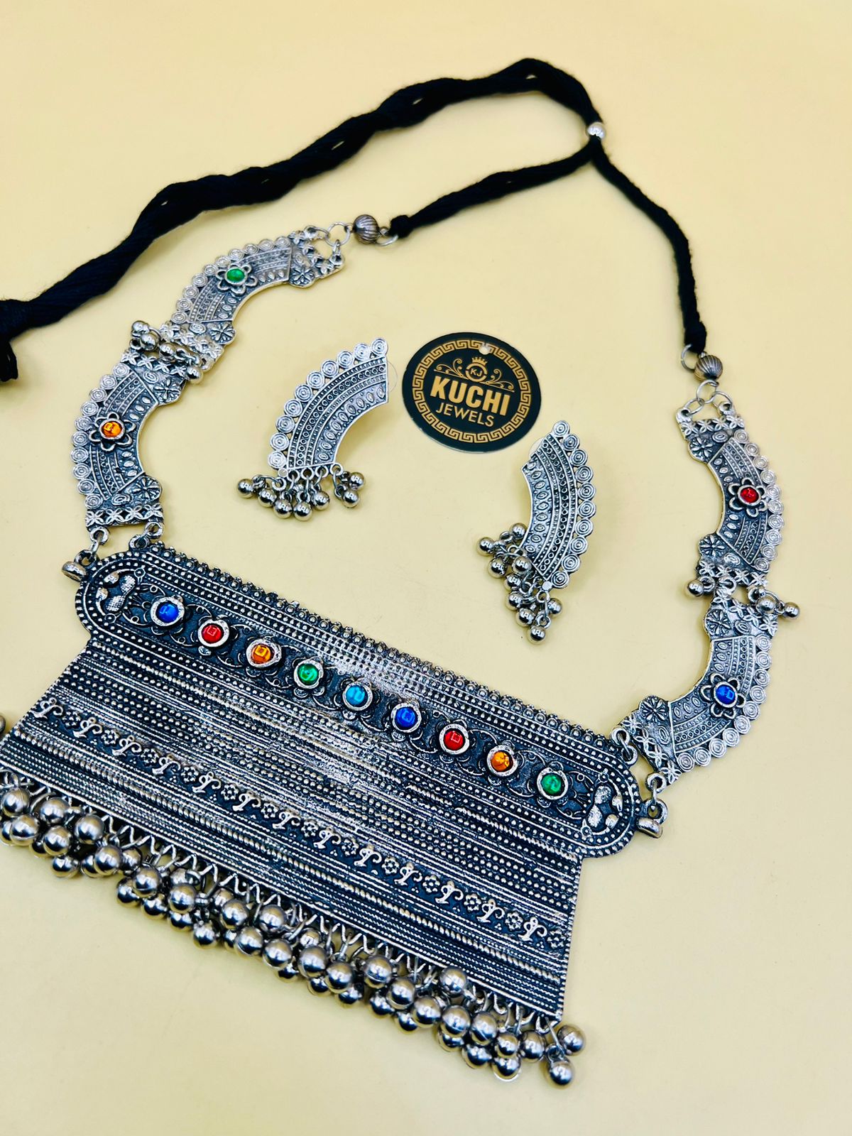 Indian Oxidized Metal Necklace