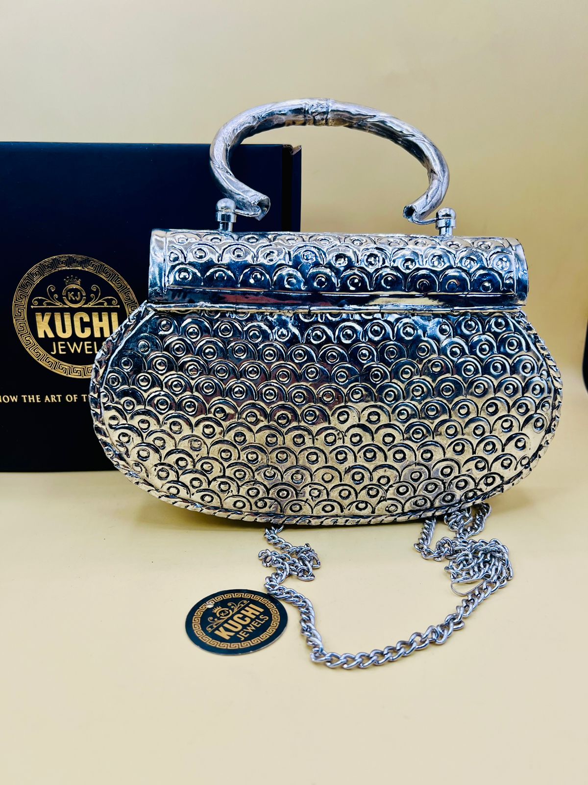 Indian Silver Metal Bags-2