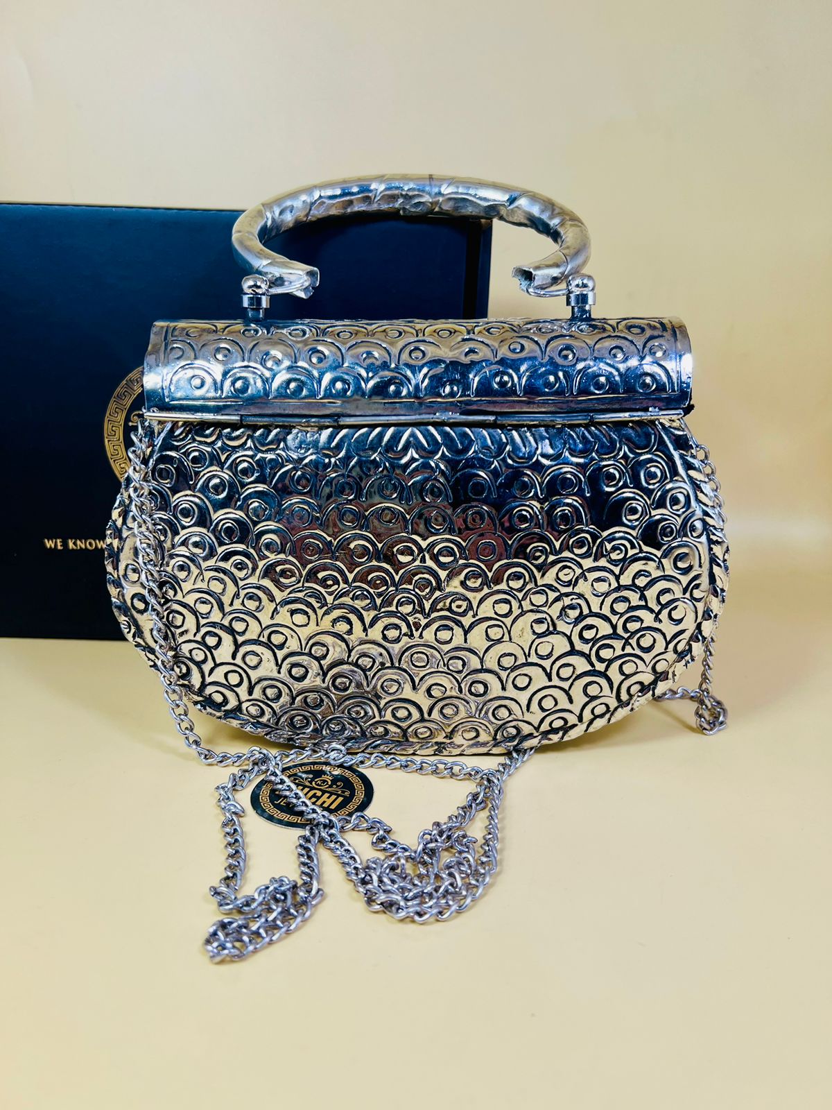 Indian Silver Metal Bags-3