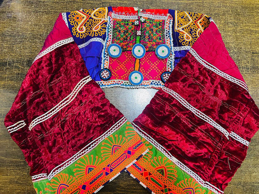 Afghan Vintage Neckline With Sleevez (Gala Bazoo)