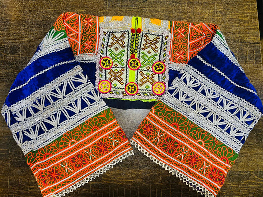 Afghan Vintage Neckline With Sleevez (Gala Bazoo)-11