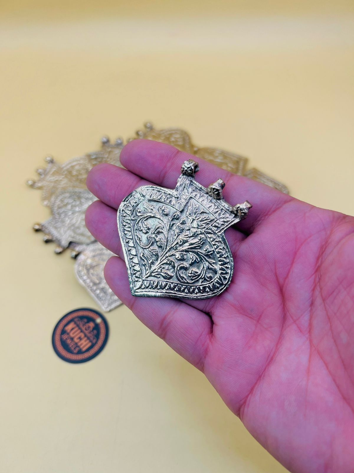 Golden Heart Shape Pendant