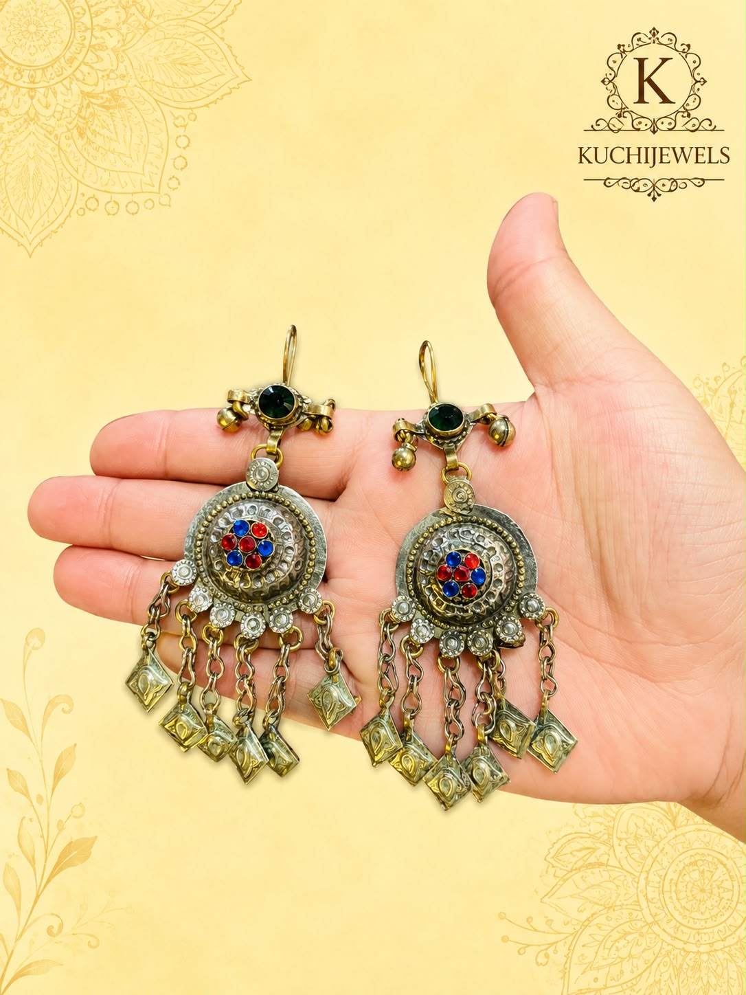 Afghani Heritage Dangle Earrings