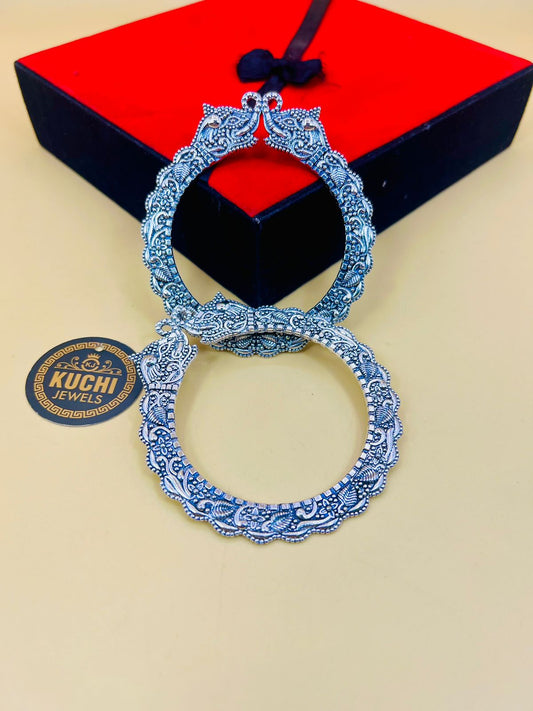 Stylish Indian Oxidized Bracelet Pair (Sawa do)