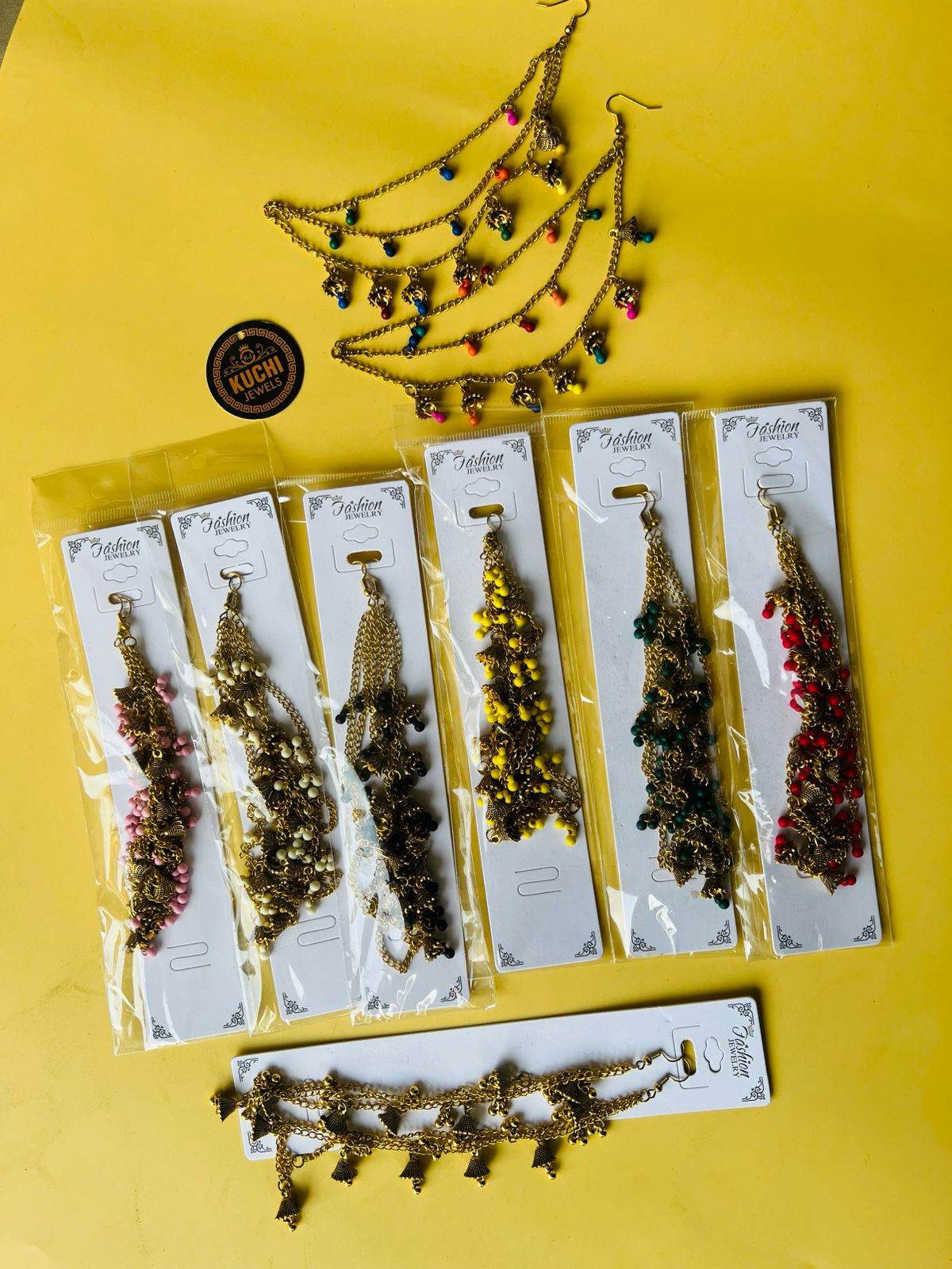 Multi Stone Earrings Sahary