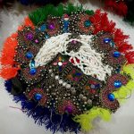 Cholastani Mirror & Wooden handmade Jewelry Plate